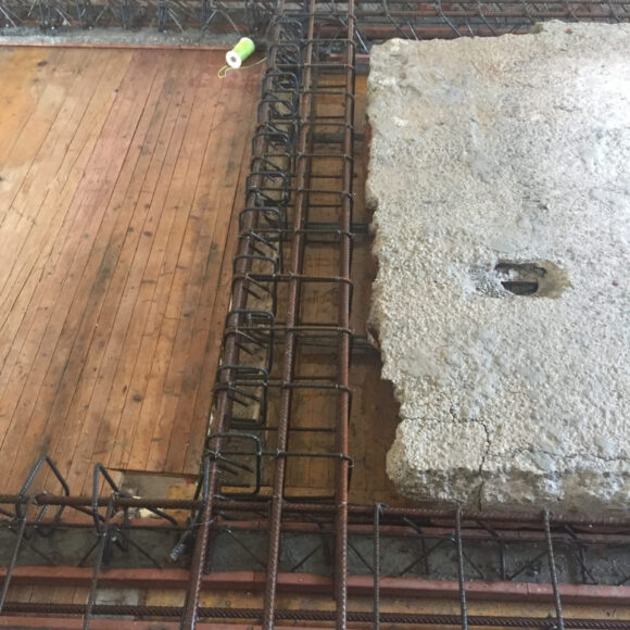 Porporano (PR) Apertura foro solaio