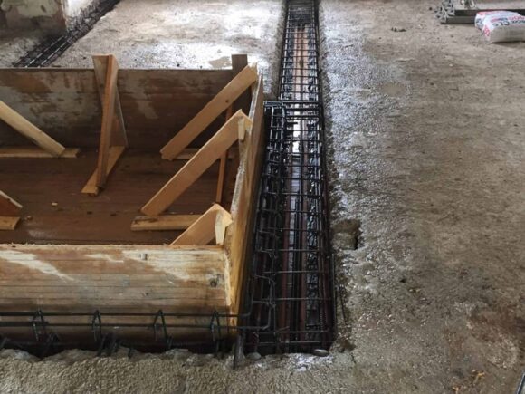 Porporano (PR) Apertura foro solaio