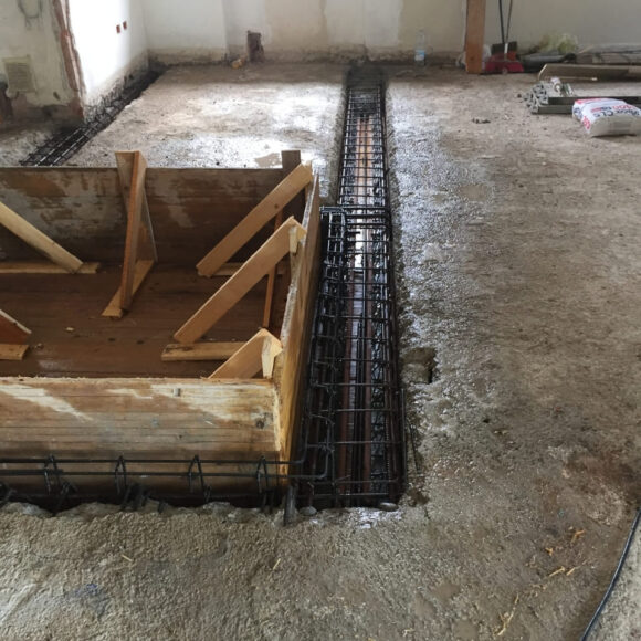 Porporano (PR) Apertura foro solaio