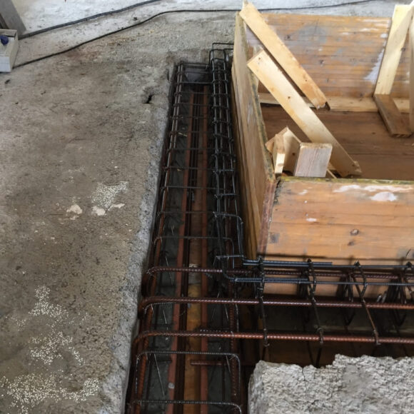 Porporano (PR) Apertura foro solaio