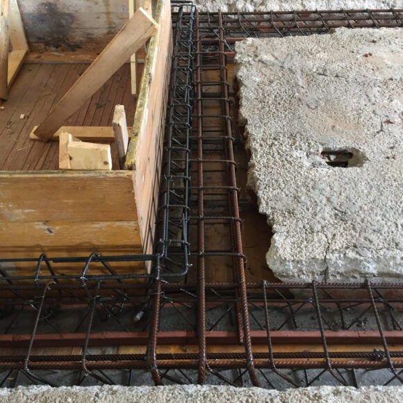 Porporano (PR) Apertura foro solaio