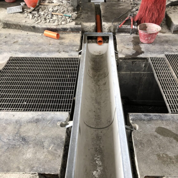 Via Taro (PR) Realizzazione infrastrutture per lavaggio bus