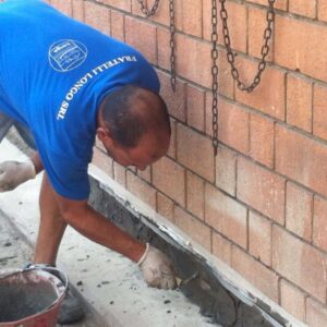 Via Taro (PR) Ripristino cordolo di fondazione