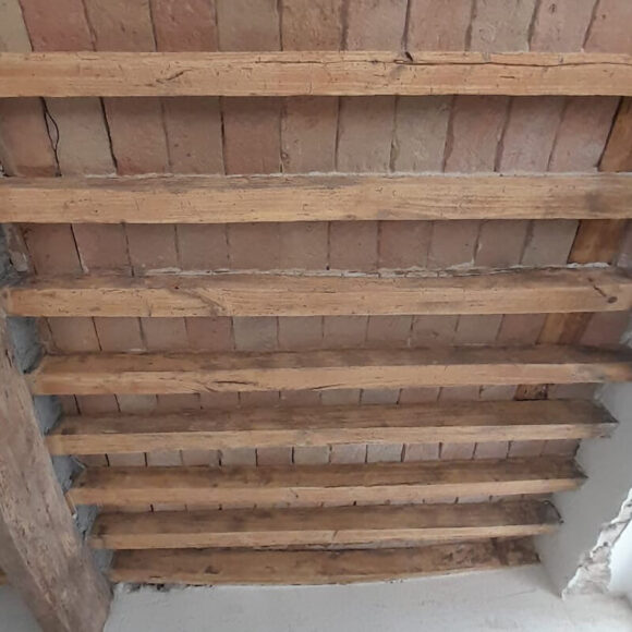 Borgo Guazzo (PR) Sabbiatura di soffitti