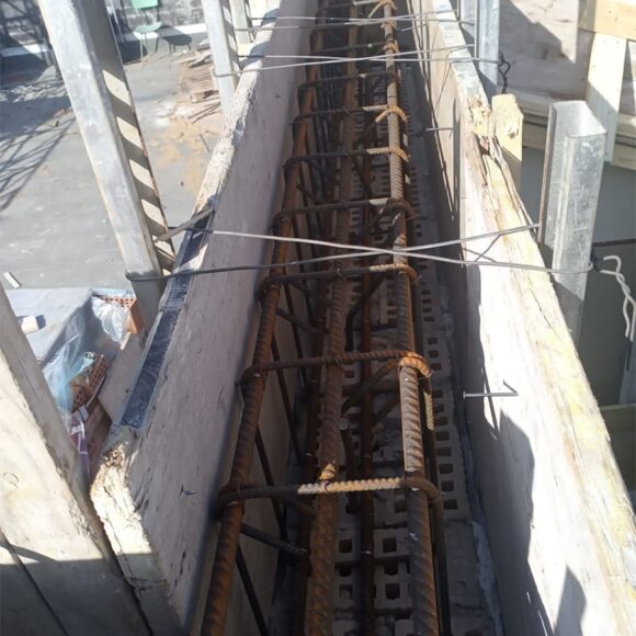 Strada Montanara (PR) Realizzazione cordoli tetto