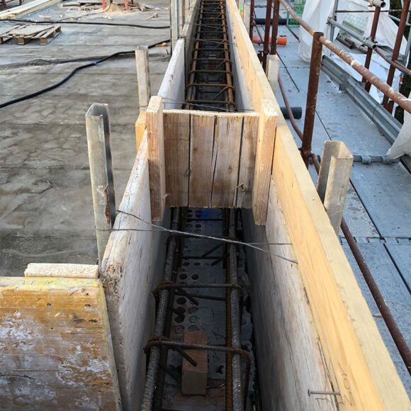 Strada Montanara (PR) Realizzazione cordoli tetto