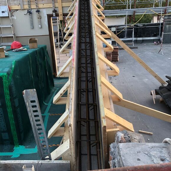 Strada Montanara (PR) Realizzazione cordoli tetto