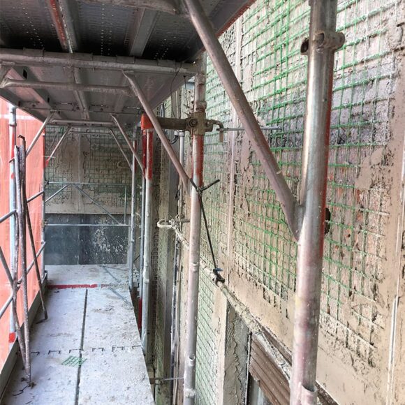 Strada Montanara (PR) Realizzazione di intonaco armato