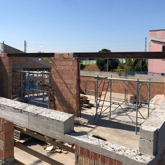 Via Bobbio (PR) Realizzazione cordoli tetto